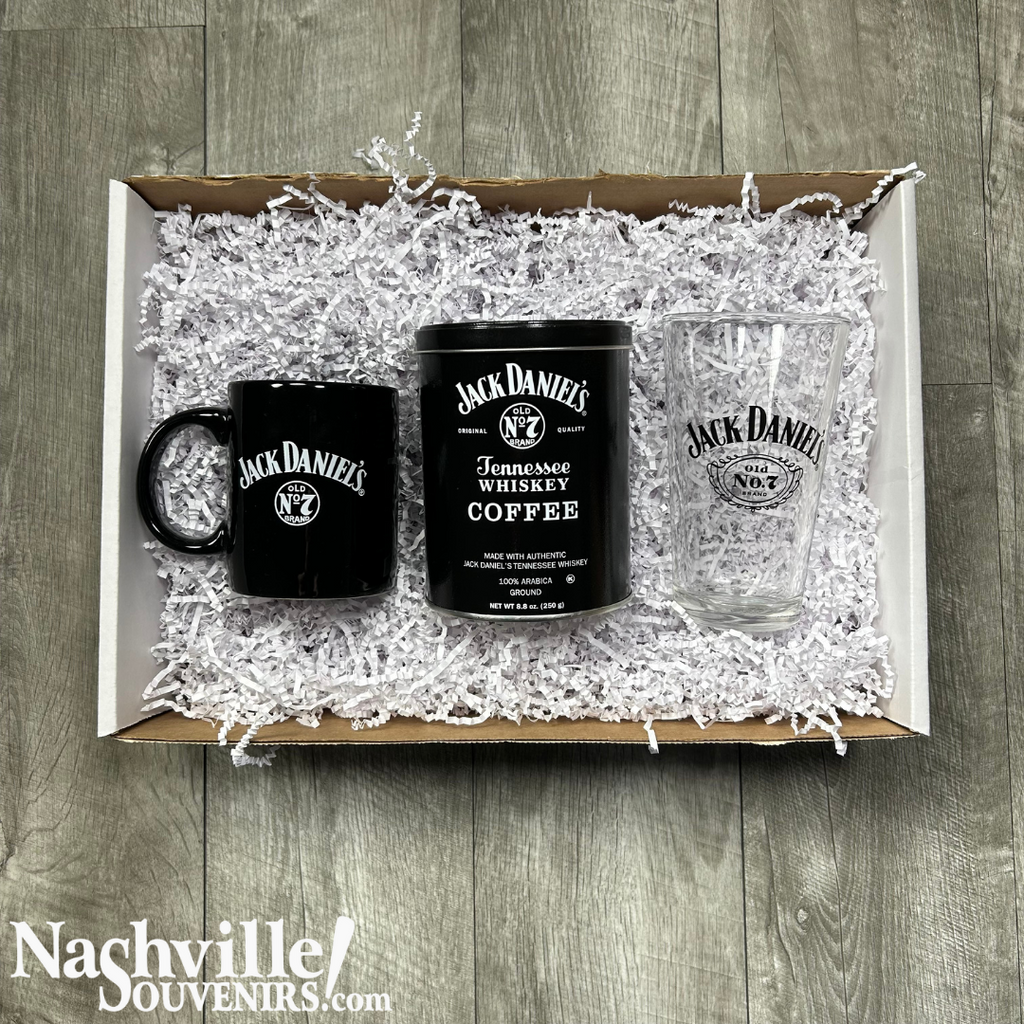 Jack Daniel's Coffee and Black Diner Mug Gift Set