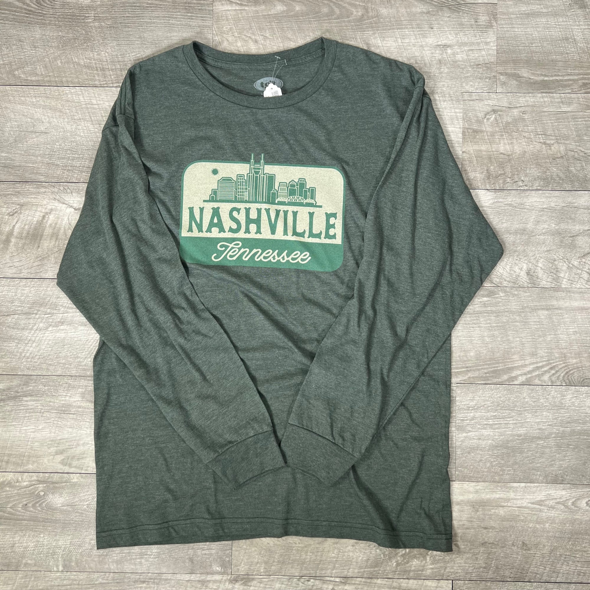 Nashville Tennessee Skyline Long Sleeve Shirt