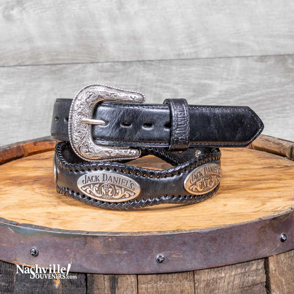 Jack Daniel s Scalloped Belt with JD Conchos NashvilleSouvenirs