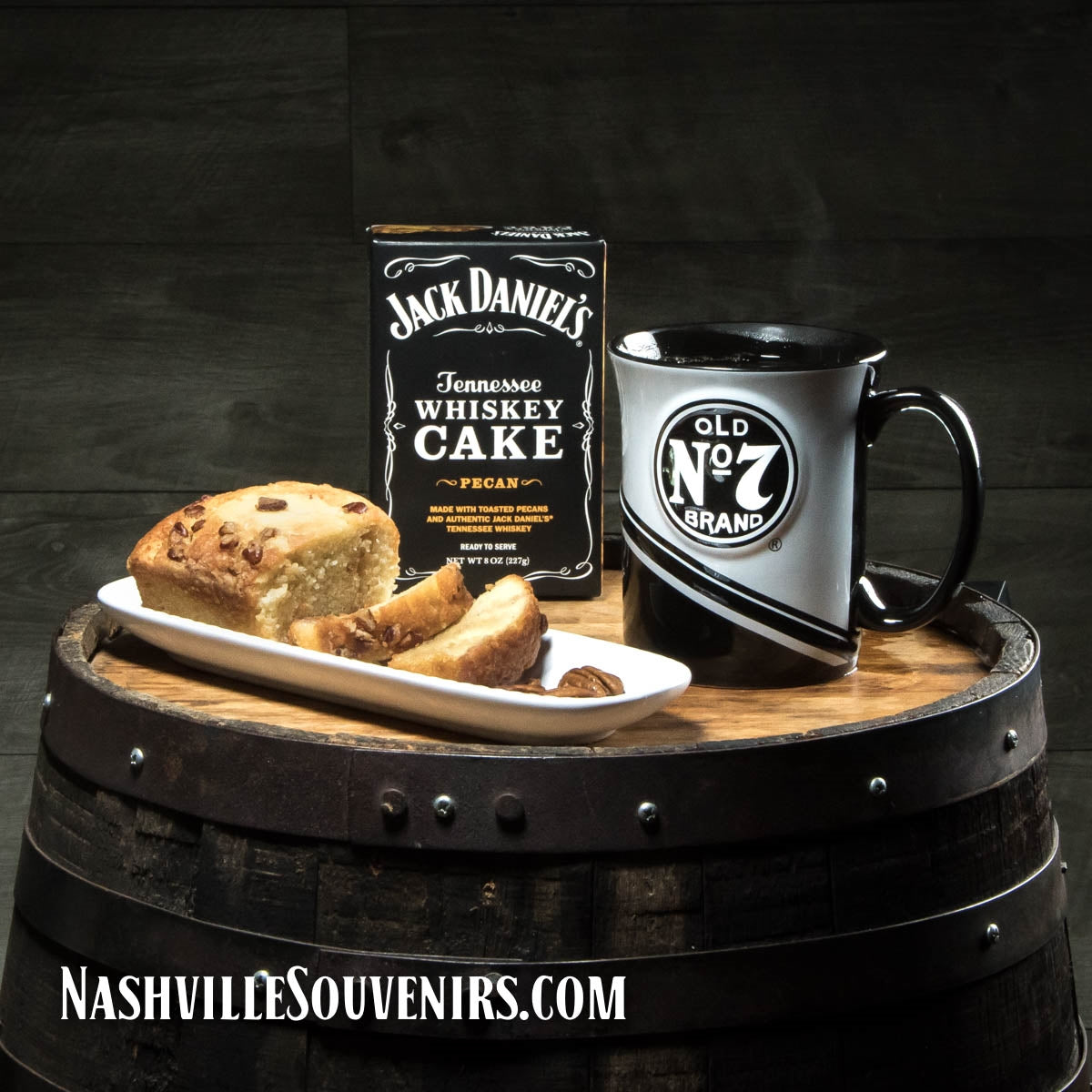 Jack Daniel's Coffee and Black Diner Mug Gift Set