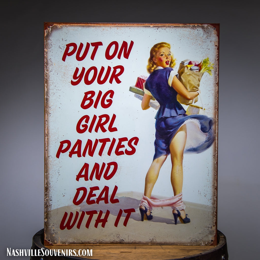 Put on Your Big Girl Panties and Deal With It: Funny Cross-stitch