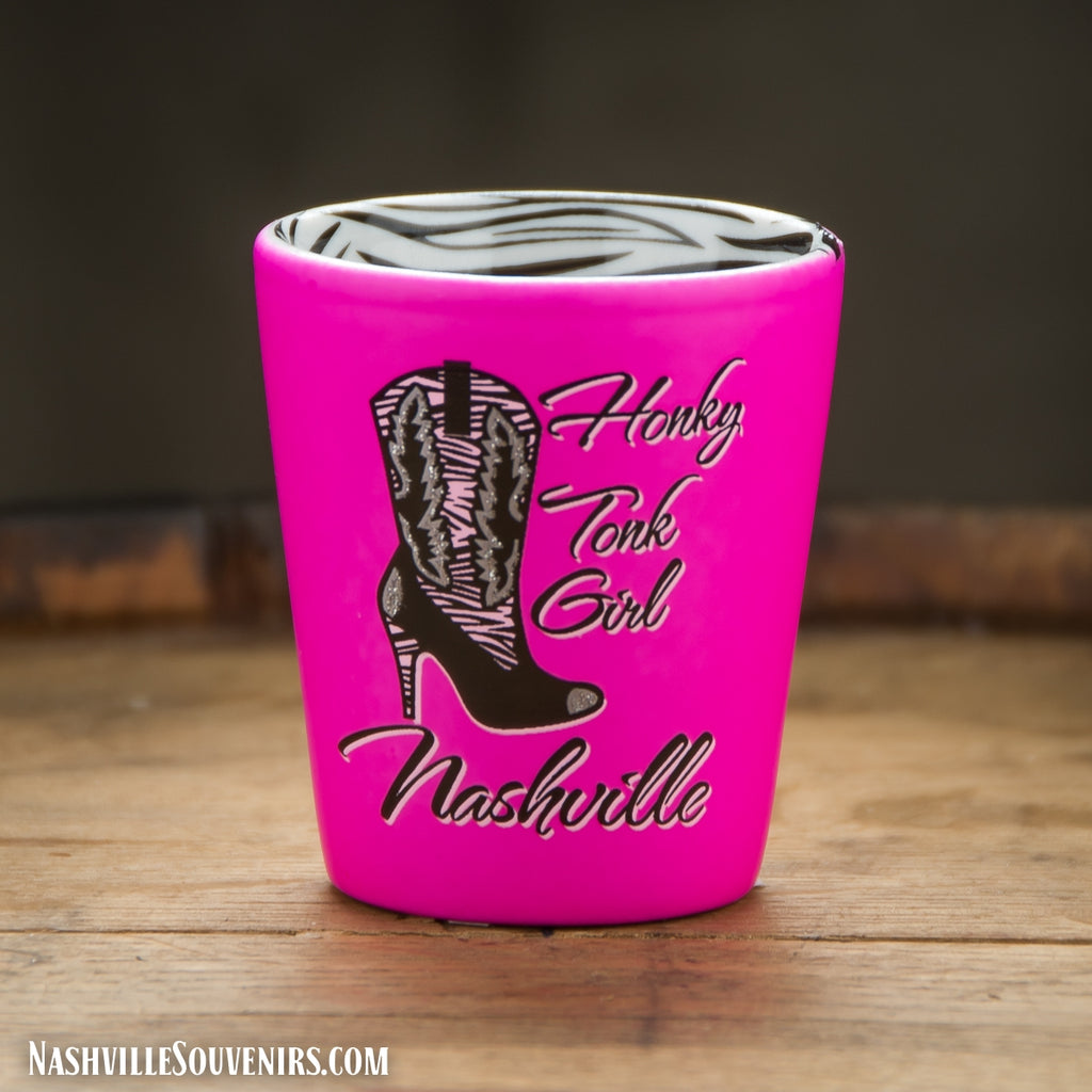 Hot Pink Honk Tonk Girl Nashville Mug