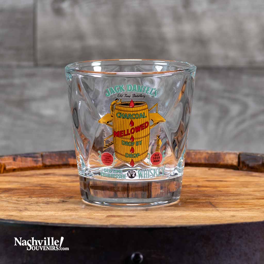 Jack Daniels Shot Glass Measuring Lines Old Time Sour Mash